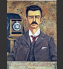 Frida Paintings - Portrait of Don Guillermo Kahlo by Frida Kahlo